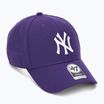 47 Značka MLB New York Yankees MVP baseballová čiapka fialová