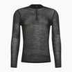 Pánske termo tričko Smartwool Intraknit Merino 200 1/4 Zip black 16260