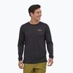 Pánske tričko Patagonia Cap Cool Merino Blend Longsleeve Graphic heritage header/black