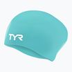 Plavecká čiapka TYR Long Hair Wrinkle Free Silicone turquoise