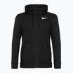 Pánska mikina Nike Dri-Fit Fitness s kapucňou a celoprepínacím zipsom Fleece black/white