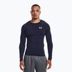 Pánske tričko Under Armour HG Armour Comp training longsleeve navy blue 1361524-410