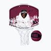 Mini basketbalová súprava Wilson NBA Team Mini Hoop Cleveland Cavaliers tmavočervená