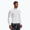 Pánske tričko longsleeve Under Armour Comp Mock UA Armour white/black