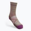 Smartwool Hike Light Cushion Crew hnedé trekingové ponožky SW001573880