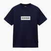 Pánske tričko Napapijri S-Box Logo blu marine