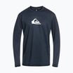 Pánske plavecké tričko longsleeve Quiksilver Solid Streak navy blazer/white