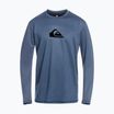 Pánske plavecké tričko longsleeve Quiksilver Solid Streak navy blazer/white