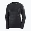 Pánske bežecké tričko s dlhým rukávom Salomon Sense Aero Tee GFX deep black/black