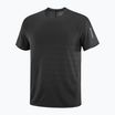 Pánske bežecké tričko Salomon Sense Aero Tee GFX deep black/black
