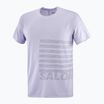 Pánske bežecké tričko Salomon Sense Aero Tee GFX cosmic sky/castlerock