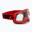 Pánske cyklistické okuliare 100% Strata 2 red/clear 50027-00004