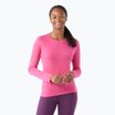 Dámske termo tričko Smartwool Merino 250 Baselayer Crew boxed power pink