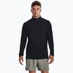 Pánske bežecké tričko Under Armour Launch Pro 1/4 Zip black/black/reflective