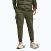 Pánske nohavice Under Armour Rival Fleece Cargo Jogger marine od green / white