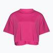 Dámske tréningové tričko Under Armour Campus Boxy Crop astro pink/black