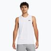 Pánske tréningové tielko Under Armour Tech Tank white/black