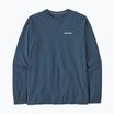 Pánsky trekingový longsleeve Patagonia P-6 Logo Responsibili utility blue