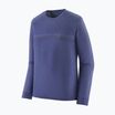 Pánske tričko longsleeve Patagonia Cap Cool Merino Blend Graphic strata stripe/solstice purple