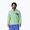 Pánska trekingová mikina Patagonia LW Synch Snap-T P/O rinsed green