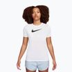 Dámske tréningové tričko Nike Dri-Fit white/black