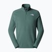 Pánska mikina The North Face 100 Glacier 1/4 Zip medium duck green