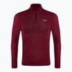 Pánska bežecká mikina Under Armour Seamless Stride 1/4 Zip racer red/reflective