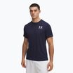 Pánske tréningové tričko Under Armour HeatGear Fitted midnight navy/white
