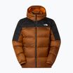 Pánska páperová bunda The North Face Diablo Down 2.0 Hoodie mushroom ember/black heather/recycled