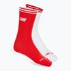 Ponožky New Balance Running Stripe Midcalf 2 ks red/white