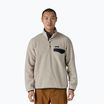 Pánska trekingová mikina Patagonia LW Synch Snap-T P/O oatmeal heather w/smolder blue