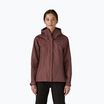 Dámska bunda do dažďa Patagonia Torrentshell 3L Rain dark ruby