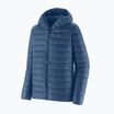 Pánska páperová bunda Patagonia Down Sweater Hoody clement blue