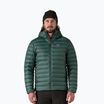 Pánska páperová bunda Patagonia Down Sweater Hoody cascade green