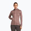 Dámska mikina Icebreaker Merino 260 Quantum IV Zip Hoodie summit/blush