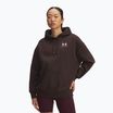 Damska bluza Under Armour Icon Fleece Hoodie kona brown/white
