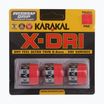 Omotávka na squashovú raketu Karakal X-Dri Grip 3 ks červená.