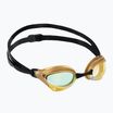 Plavecké okuliare arena Cobra Core Swipe Mirror yellow copper/gold