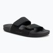 Pánske šľapky Quiksilver Rivi Leather Double Adjust black 1