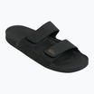 Pánske šľapky Quiksilver Rivi Leather Double Adjust black 1