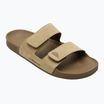 Pánske šľapky Quiksilver Rivi Leather Double Adjust tan 1