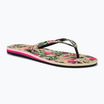 Dámske žabky ROXY Portofino III black/pink/soft lime