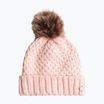 Dámska zimná čiapka ROXY Blizzard pink salt