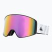 Quiksilver Storm MG pánske snowboardové okuliare white camo/clux l purple mi