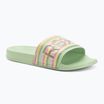 Dámske šľapky ROXY Slippy II green stripe
