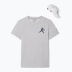 Lacoste pánske tenisové tričko TH1044 silver chine/navy blue