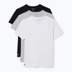 Pánske tričko Lacoste TH9010 3-pak white/silver chine/black