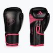 Boxerské rukavice adidas Hybrid 80 black/pink ADIH80