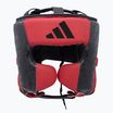 Boxerská prilba adidas Combat 50 HG čierna/červená