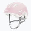 Detská cyklistická prilba ABUS Smiley 3.0 ACE LED pure rose